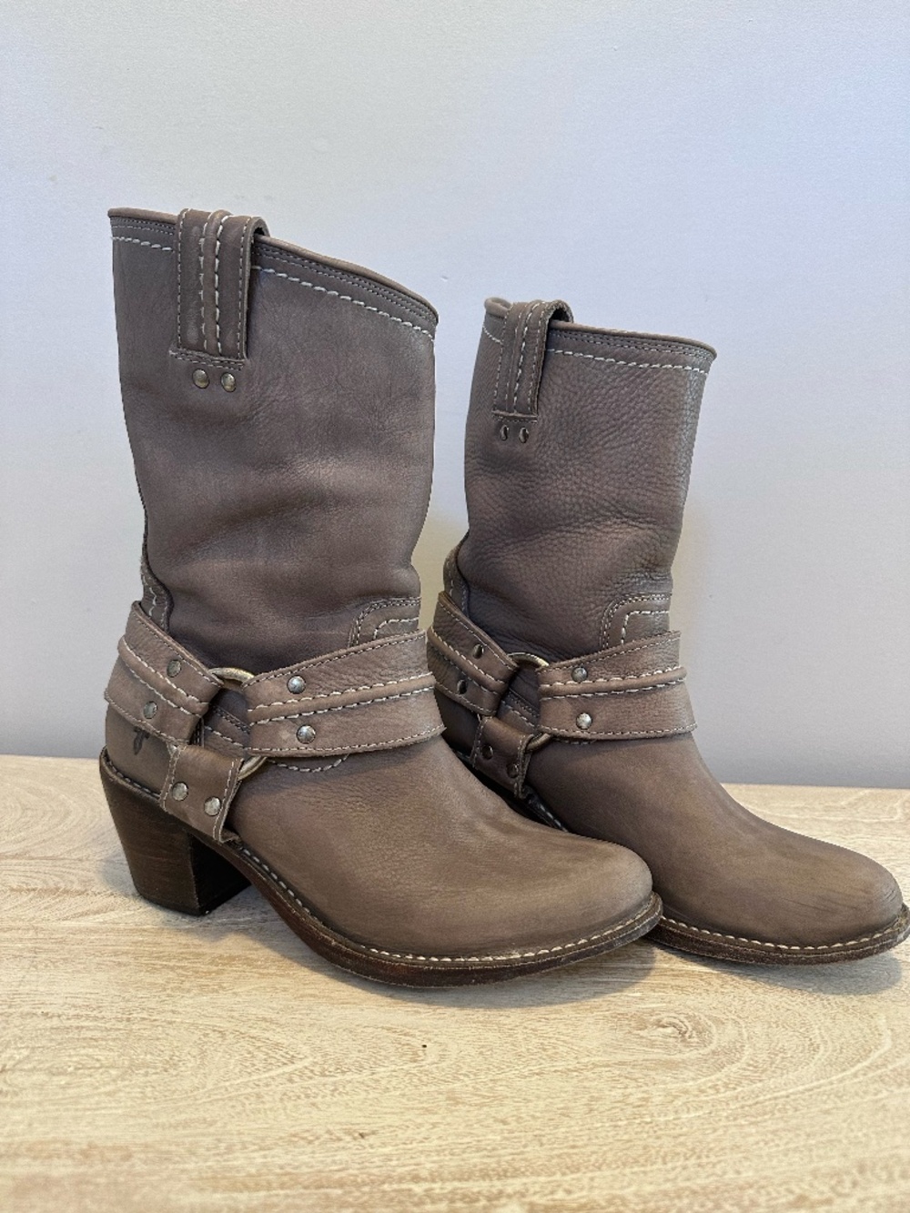 Frye Carmen Harness Short Boots